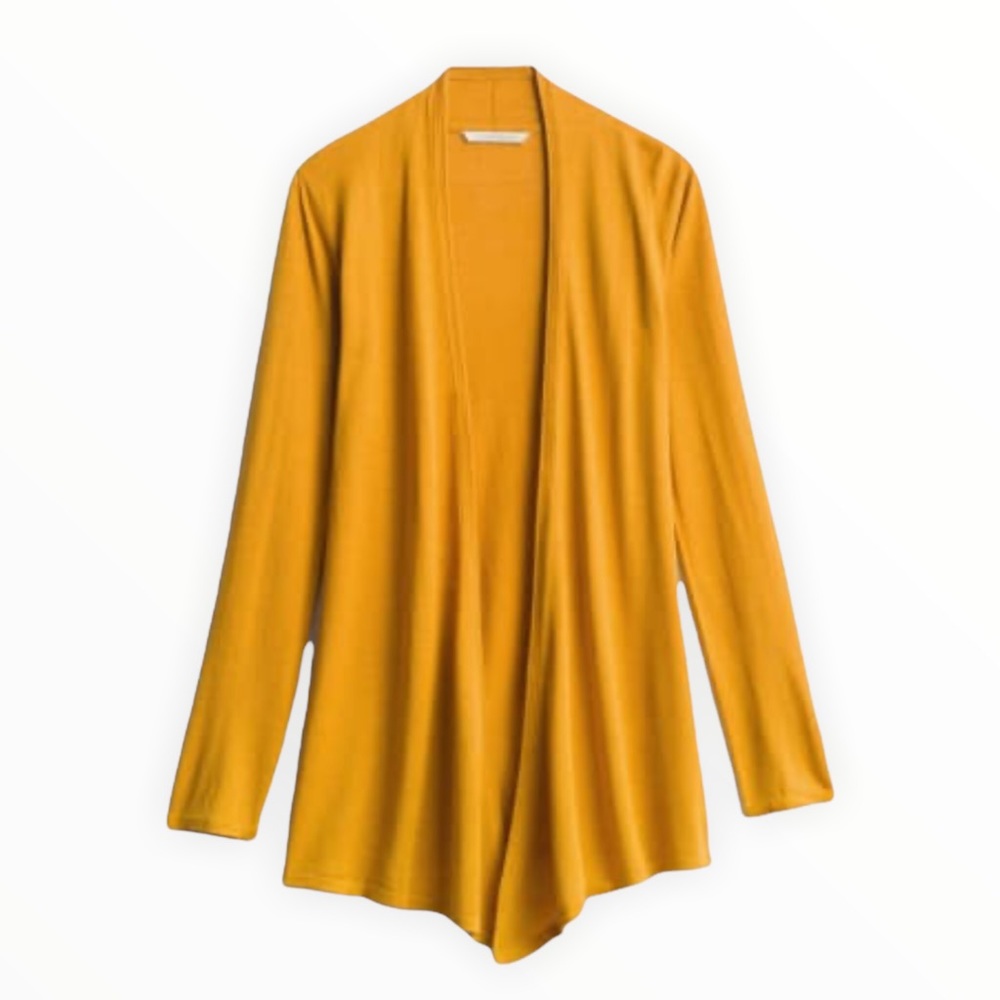 41 Hawthorn Leena Long Sleeve Knit Cardigan in Mustard Yellow